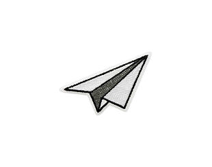 Bügelbild Monoquick - Origami vlaštovka 3,3 x 3,8 cm