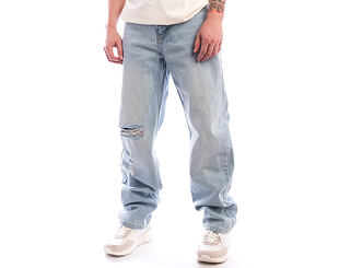 Hose Karl Kani - OG Distressed Straight Leg Jeans - Blue