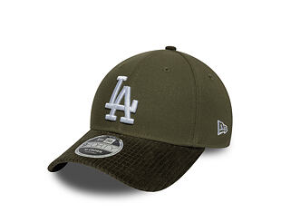 Kappe New Era - MLB Cord Visor 9FORTY M-CROWN - LA Dodgers - New Olive