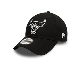 Kappe New Era 9FORTY NBA Essential outline Chicago Bulls Strapback Black