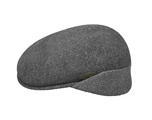Schiebermütze Kangol Wool 504 Earlap Grey