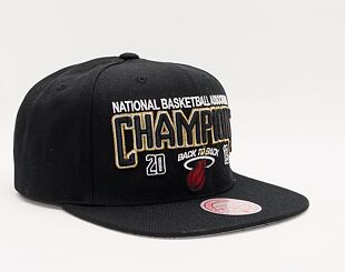 Kappe Mitchell & Ness Nba Champs Snapback Hwc Miami Heat Black