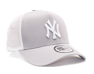 Kappe New Era - MLB Clean 9FORTY Trucker - NY Yankees - Gray / White