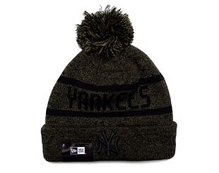 Mütze New Era MLB Jake Cuff Knit - NY Yankees - Olive / Black