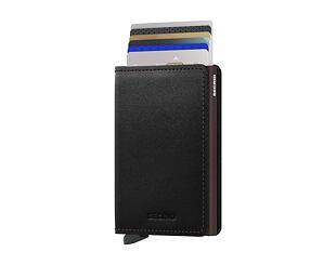 Geldbörse Secrid Slimwallet Original Black & Brown
