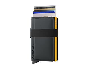 Geldbörse Secrid - Bandwallet Tpu Black-Ochre