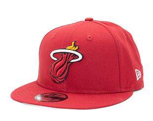 Kappe New Era 9FIFTY NBA Rear Logo Miami Heat - Red