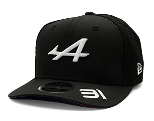 Kappe New Era - 9FIFTY Pre-Curved - Black - Alpine F1 - Black