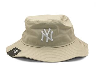 Damen Bucket Mütze New Era MLB Womens Adventure Bucket - NY Yankees - Stone / White