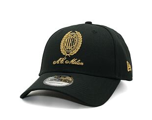 Kappe New Era - 9FORTY Heritage Gold - AC Milan - Black