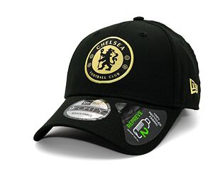 Kappe New Era - Pop Outline 9FORTY - Chelsea FC Lion Crest - Black / Gold