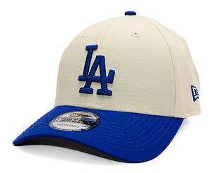 Kappe New Era - MLB Color Block 9FORTY - LA Dodgers - Cream / Light Royal