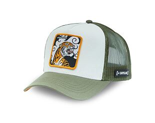 Kappe Capslab - Trucker Angry Tiger - Green
