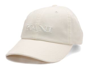 Kappe Karl Kani - Retro Distress Dad Cap - off white