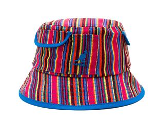 Hut Kangol - Multi Color Stripe Bucket - Rainbow Multi