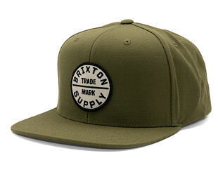 Kappe Brixton - Oath Iii Snapback - Olive Surplus/Whitecap