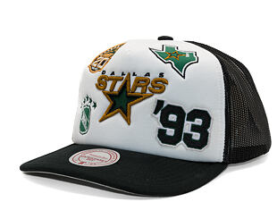 Kappe Mitchell & Ness - Gridlock Trucker Vntg - Dallas Stars - White