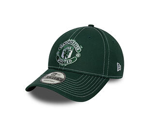 Kappe New Era - Contrast Stitch 9FORTY - Manchester United FC - Dark Green