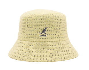Kangol - Meeting Point Lahinch Bucket - Butter Chiffon/Charcoal