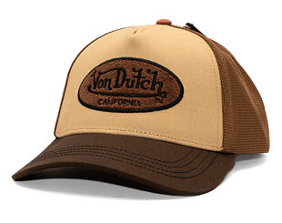 Kappe Von Dutch - Trucker - Terry Logo - Brown/Beige