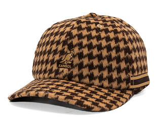 Kangol - Block Zig Baseball Cap - Brown