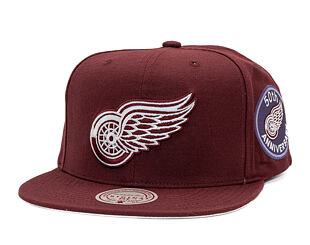 Kappe Mitchell & Ness - NHL Fashion Basic Snapback - Detroit Red Wings - Dark Purple