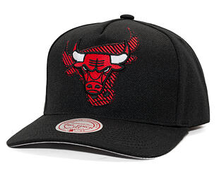 Kappe Mitchell & Ness - NBA Tilted Pro Snapback - Chicago Bulls - Black