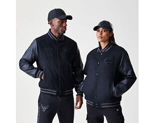 Jacke New Era - NBA Tonal Patch Varsity - Chicago Bulls - Black
