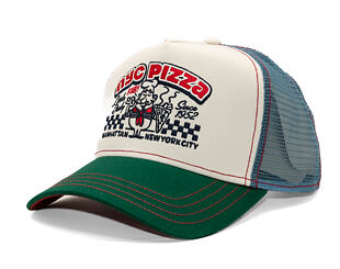 Kappe Stetson - Trucker Cap Pizza by JJ Hats - Green/Off-White