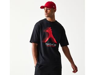 T-Shirt New Era - Player Graphic Oversized Tee - Black
