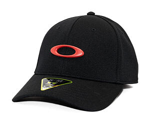 Kappe Oakley - Tincan Cap - Pitch Black/Flame Red
