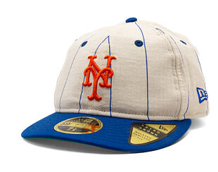 Kappe New Era - MLB Retro Linen Pinstripe 59FIFTY Retro Crown - NY Mets - Team Color