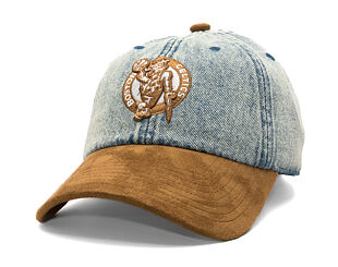 Kappe Mitchell & Ness - Den Suede Strapback - NBA - Boston Celtics - Blue