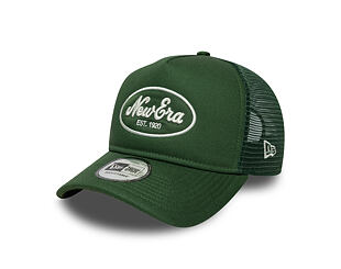 Kappe New Era - Branded Oval Foam Patch 9FORTY A-Frame Trucker - Cilantro Green