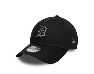 Kappe New Era - MLB League Essential 9FORTY - Detroit Tigers - Black / Dark Concrete