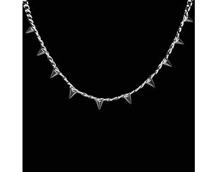 Kette Fainz - Spike Choker 5 mm - Silver