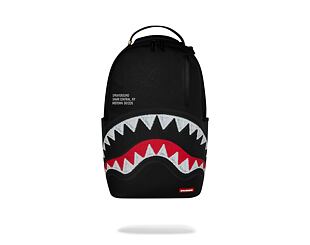 Rucksack Sprayground - Shark Central Black Embroidered Shark Backpack