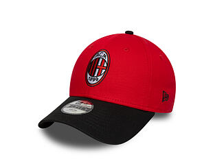 Kinder Kappe New Era - Contrast Stitch 9FORTY - AC MILAN - Scarlet