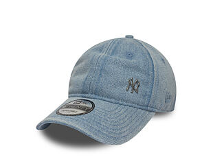 Kappe New Era - MLB Washed Denim Pin 9TWENTY - NY Yankees - Pastel Blue