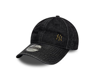 Kappe New Era - MLB Washed Denim Pin 9TWENTY - NY Yankees - Black
