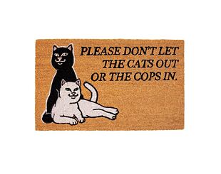 Fußmatte Rip N Dip - Don’t Let The Cops In Rug RND4056 Brown