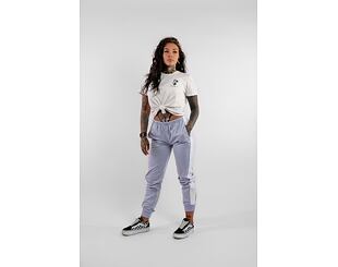 Damen Jogginghose Kappa 222 BANDA WRASTORIA Slim Flieder/Weiß/Hellgrau