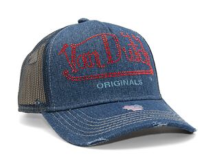Kappe Von Dutch Trucker Fargo Cotton Denim Denim/Navy