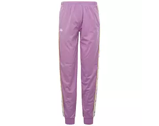 Damen Trainerhose Kappa 222 BANDA WRASTORIAI SLIM Violet Lilla-White-Yellow Anisette