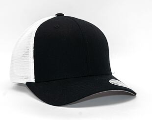 Kappe Yupoong Flexfit 110 Mesh Cap 2-Tone Black / White