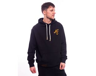 Pullover New Era Script Logo Oversized Hoody - Black / Metallic Gold