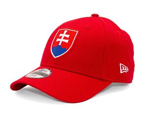 Kinder Kappe New Era 9FORTY Kids National Team - Slovakia Scarlet