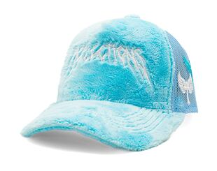 Kappe Reflection Luxury Fuzzy Trucker - Babyblau / Weiß
