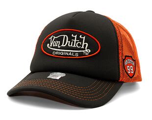 Kappe Von Dutch Lund Foam Trucker - Black/Orange