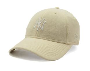 Damen Kappe New Era - 9FORTY Cosy - NY Yankees - Stone / White